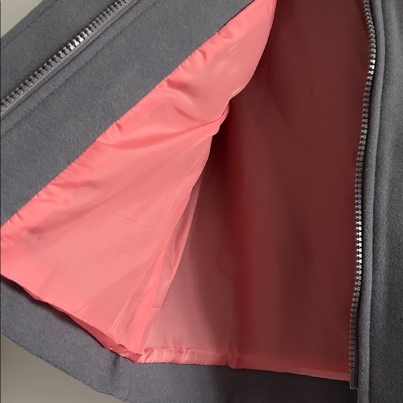 Cat & Jack Charcoal Hooded Bunny Rabbit Pea Coat for Kids - Size 2T - Picture 5 of 11